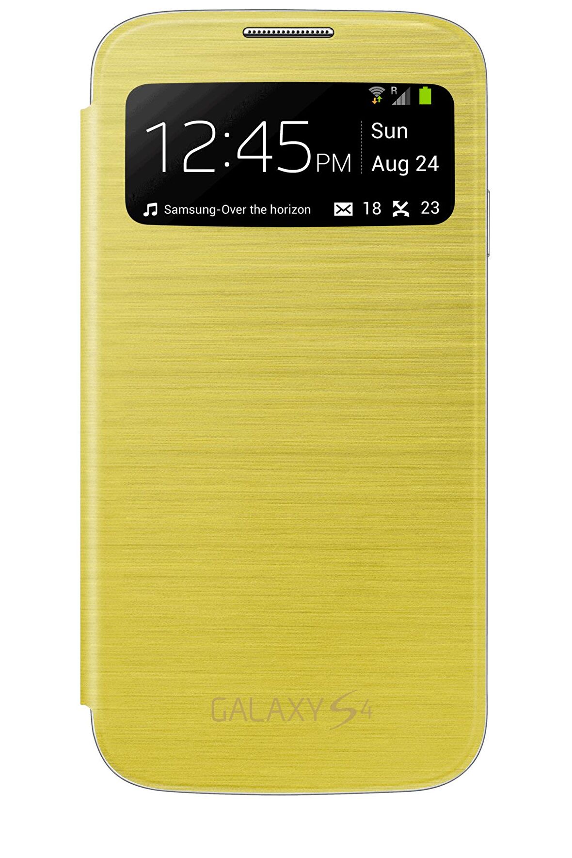 Galaxy S4 i9500 S View Cover Kılıf Sarı EF-CI950BYEGWW