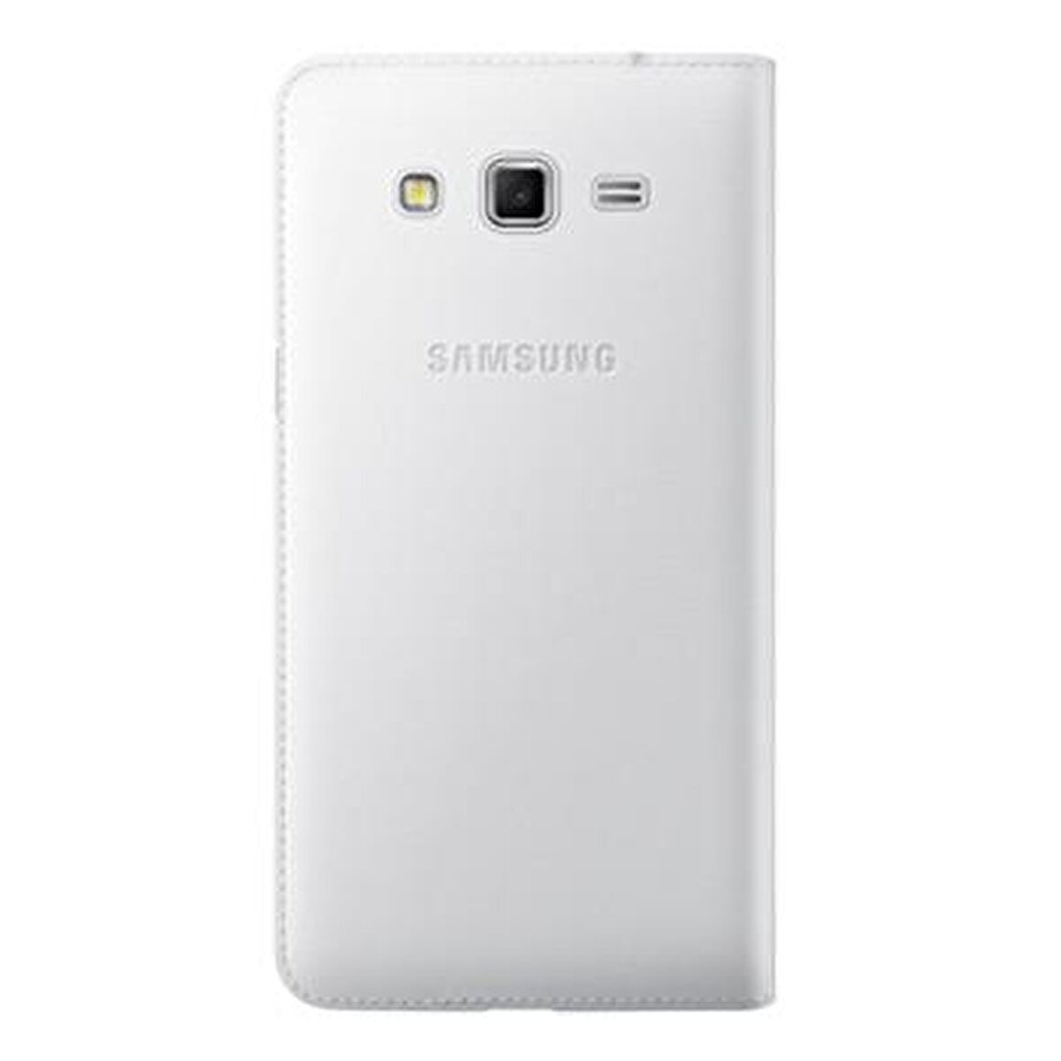 Galaxy Grand 2 G7100 ile Uyumlu S View Cover Kılıf -Beyaz EF-CG710BWEGWW