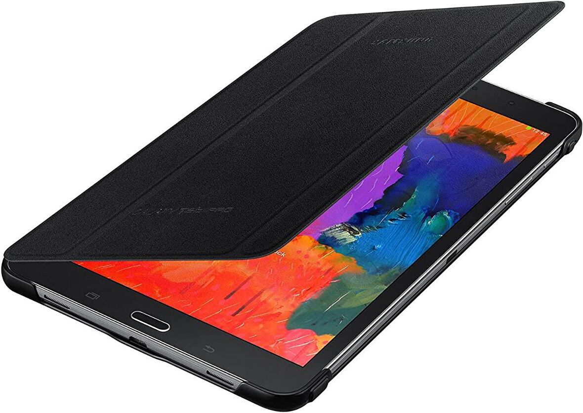 Galaxy Tab Pro 8.4 T320 ile Uyumlu Bookcover Kılıf Siyah EF-BT320BBEGWW