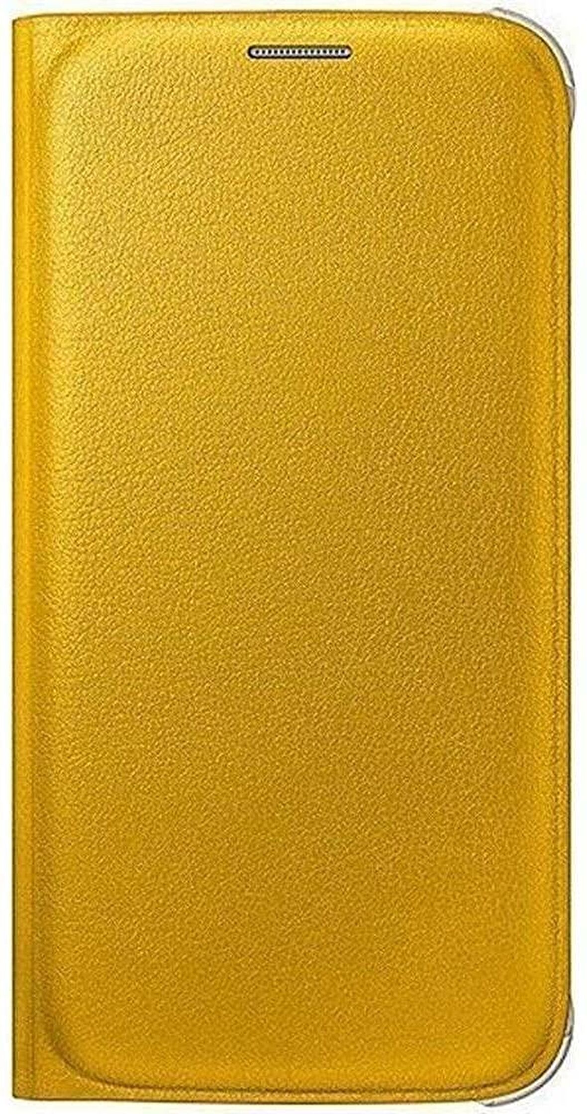 Samsung S6 Kartlıklı Kılıf Deri Altın EF-WG920PYEGWW