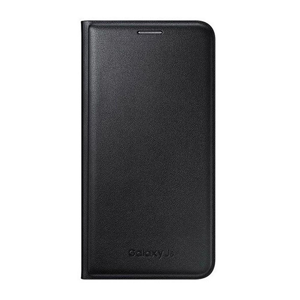 Galaxy J5 (2015) ile Uyumlu Flip Wallet Kılıf Siyah EF-WJ500BBEGWW