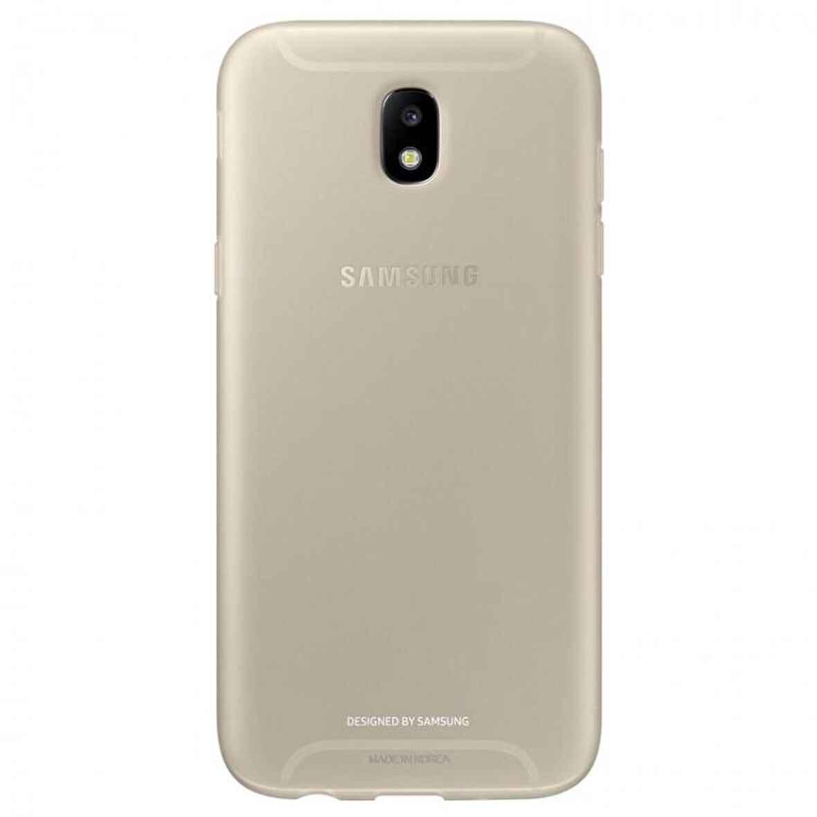 Galaxy J5 2017 ile Uyumlu Jelly Silikon Kılıf Gold EF-AJ530TFEGWW