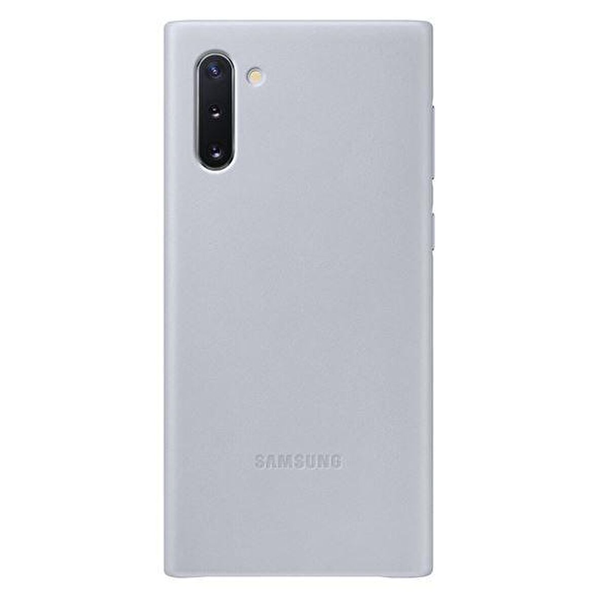 Galaxy Note 10 ile Uyumlu Deri Kılıf Gri EF-VN970LJEGWW