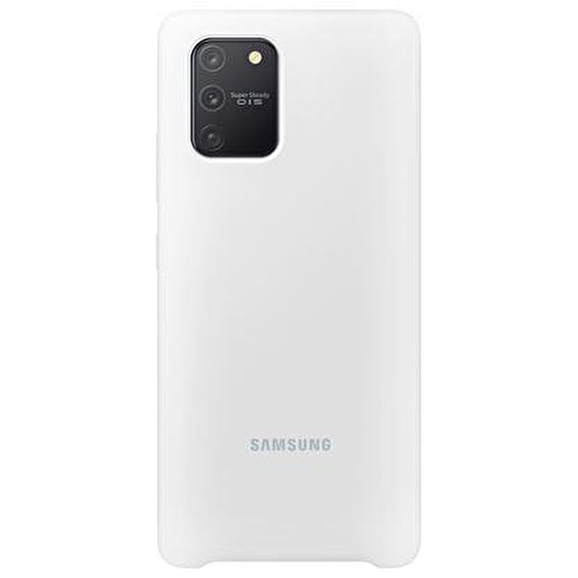 Galaxy S10 Lite ile Uyumlu Silikon Kılıf Beyaz EF-PG770TWEGWW