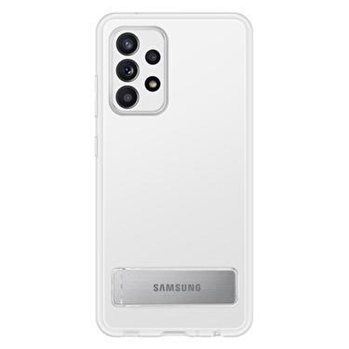 Galaxy A52 ile Uyumlu Clear Standing Kılıf Şefaf EF-JA525CTEGWW
