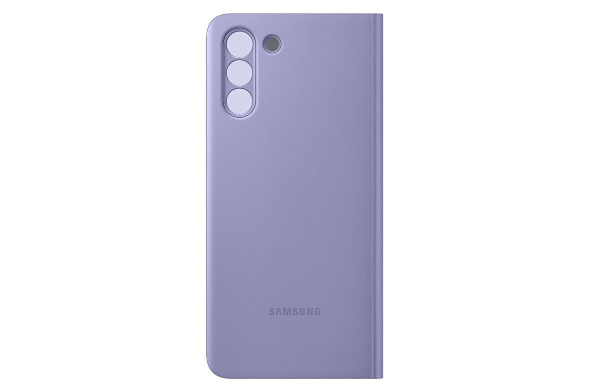 Galaxy S21 Plus ile Uyumlu Smart Clear View Kılıf-Mor EF-ZG996CVEGTR