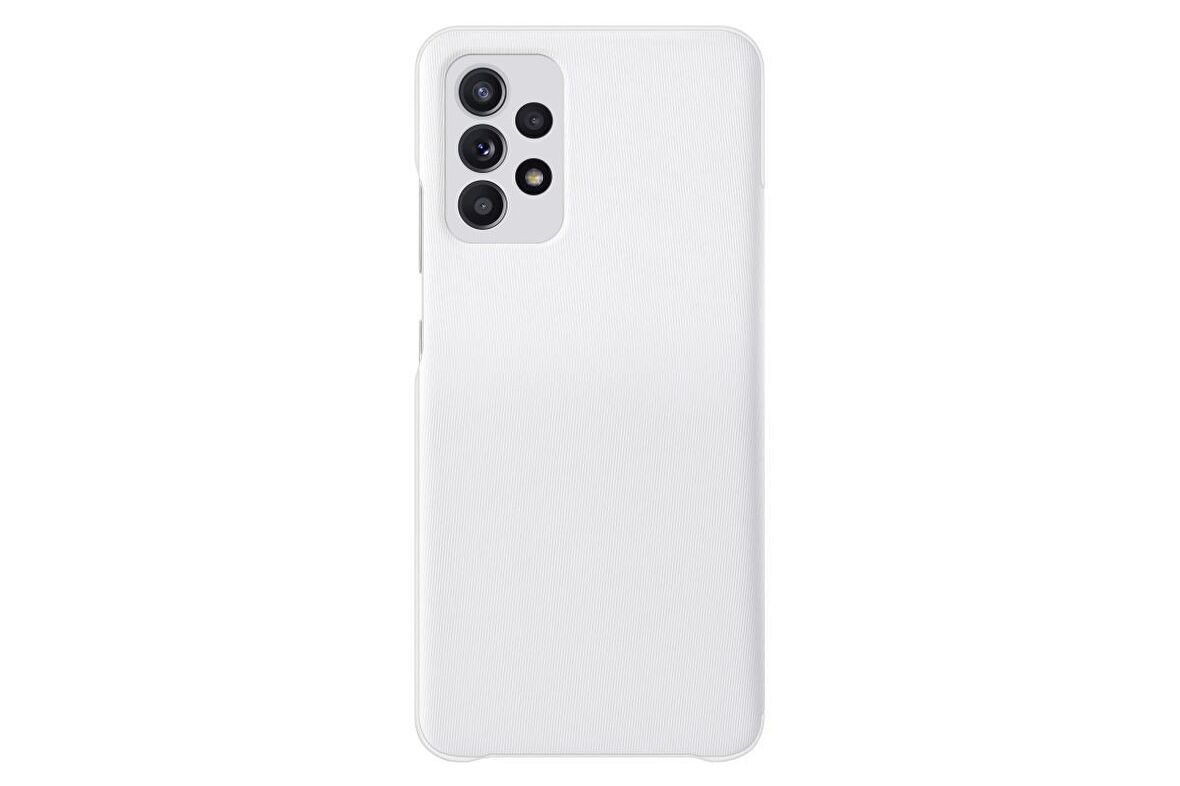 Galaxy A32 ile Uyumlu S View Cüzdan Kılıf Beyaz EF-EA325PWEGTR
