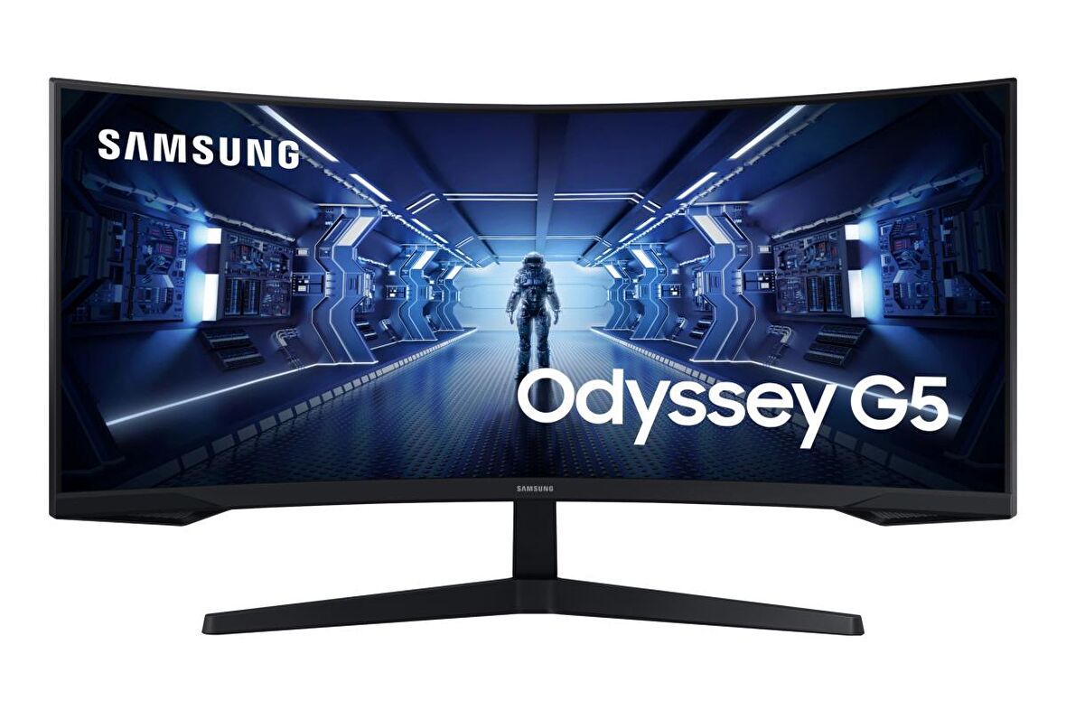Samsung Odyssey G5 34" Ultra WQHD 2K 1ms 165Hz Freesync HDR10 1000R Kavisli Oyun Monitörü