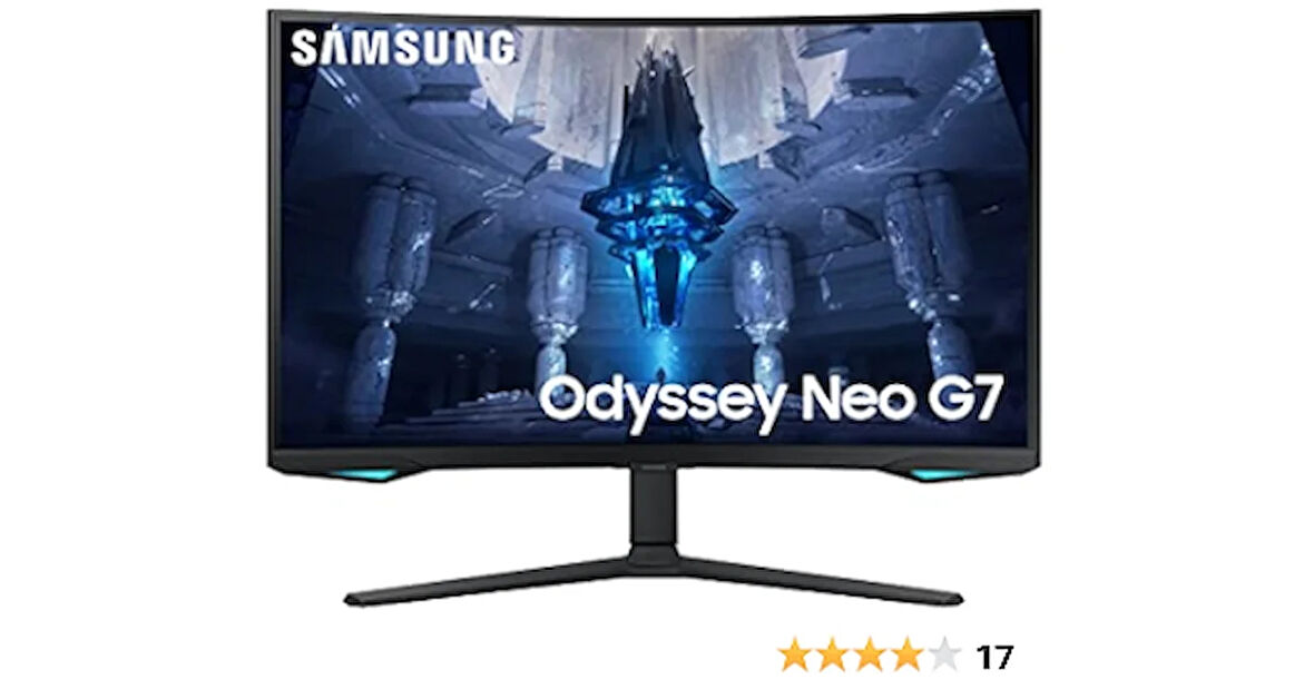 Samsung Odyssey Neo G7 LS32BG750NUXUF 32" 1 MS 165 Hz 4K UHD Curved VA Quantum Mini LED Monitör OUTLET