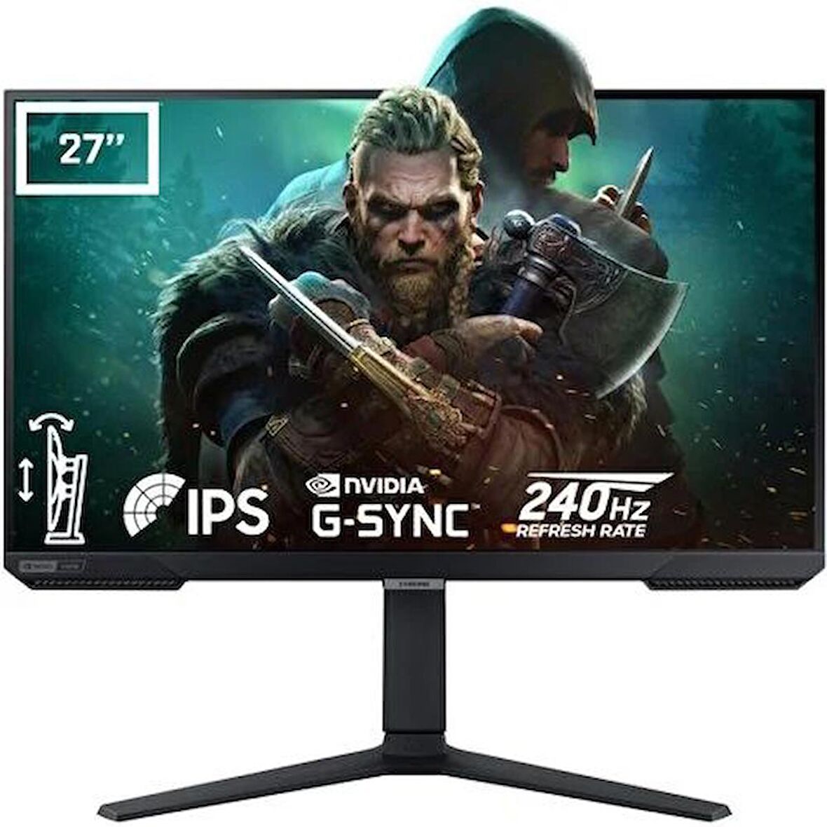 27 SAMSUNG ODYSSEY G4 LS27BG400EUXUF 1ms 240Hz IPS Full HD Gaming Monitör