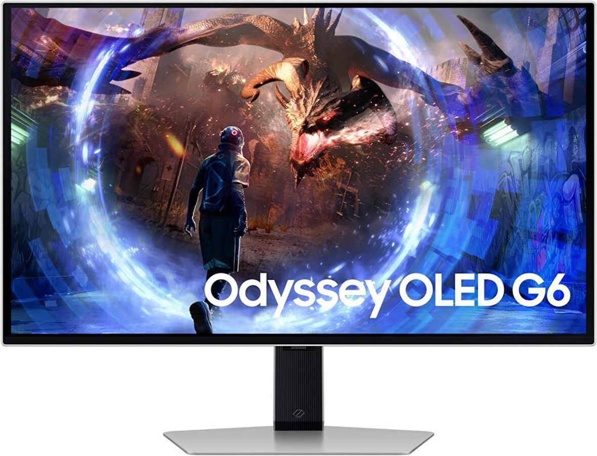 Samsung Odyssey G6 LS27DG602SUXUF 27" 0.03 ms OLED 2K Pivot 360 Hz Oyuncu Monitörü - Outlet