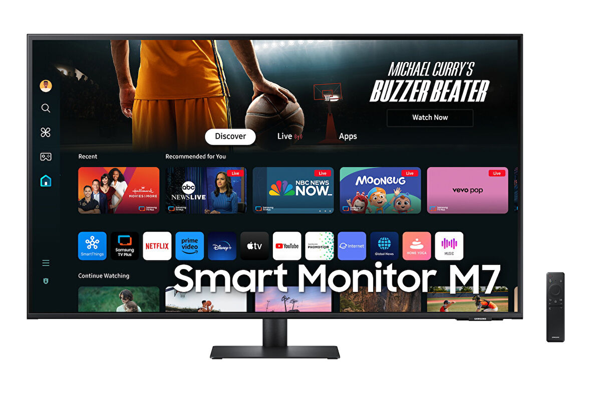 Samsung 43" Akıllı Monitör M7 M70D UHD Siyah