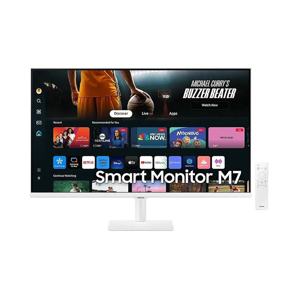 SAMSUNG 32" LS32DM703UUXUF 4Ms 60Hz 4K SMART M7 M70D UHD MONITOR