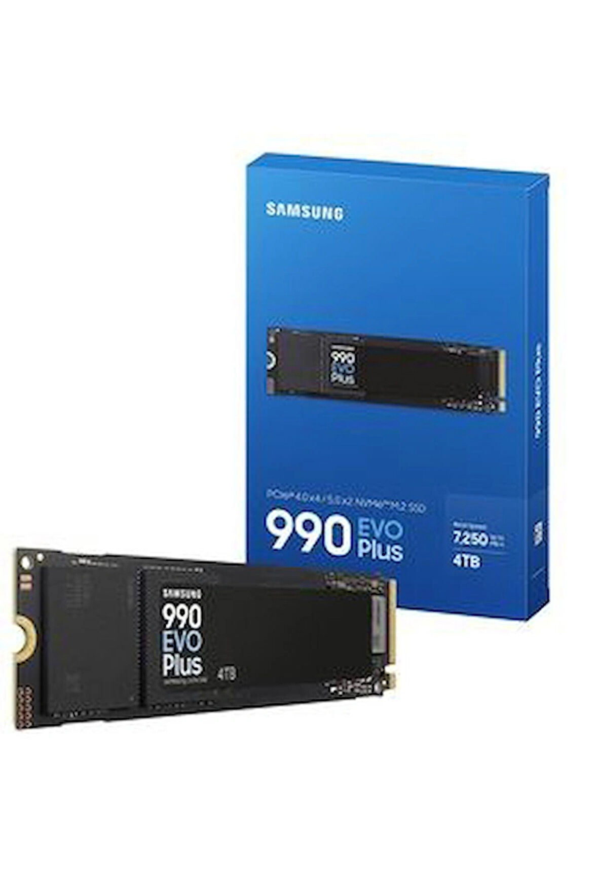 SAMSUNG 4TB 990 EVO PLUS PCIE GEN 4.0 X4 / 5.0 X2 NVME 2.0 (7250/6300MB/S)  MZ-V9S4T0BW