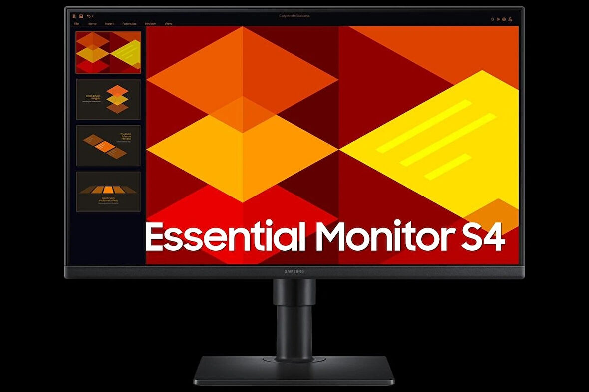 Samsung 24" Essential S4 LS24D400GAUXUF 5 Ms 100 Hz FHD IPS Monitör