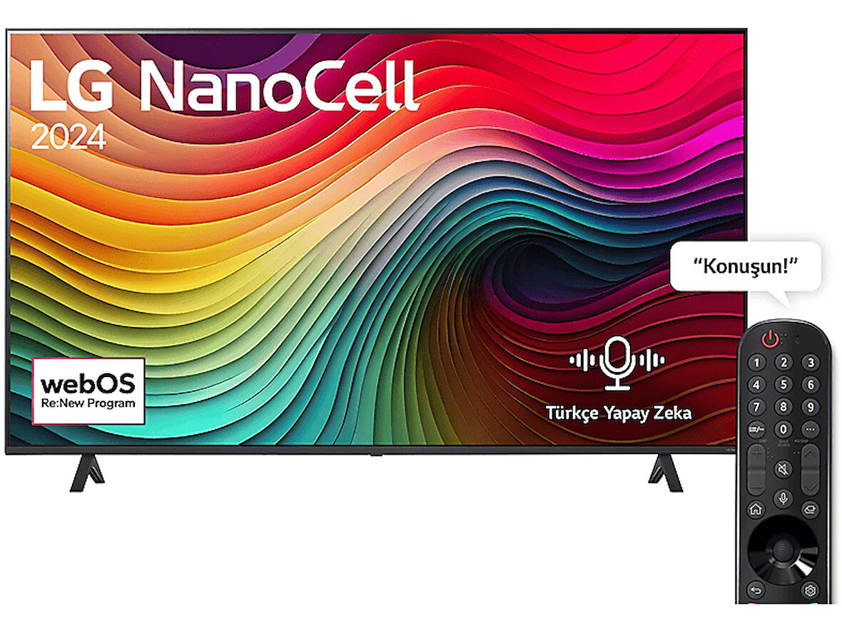 LG 55NANO81T6A 55 inç 139 Ekran Dahili Uydı Alıcılı 4K UHD Nanocell TV