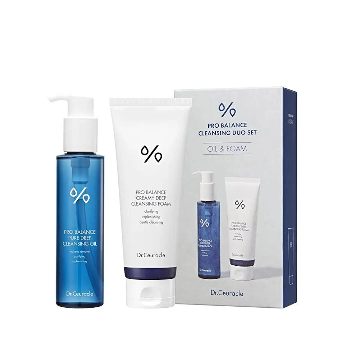 Dr. Ceuracle Pro Balance Temizleyici İkili Set (Yağ + Köpük)