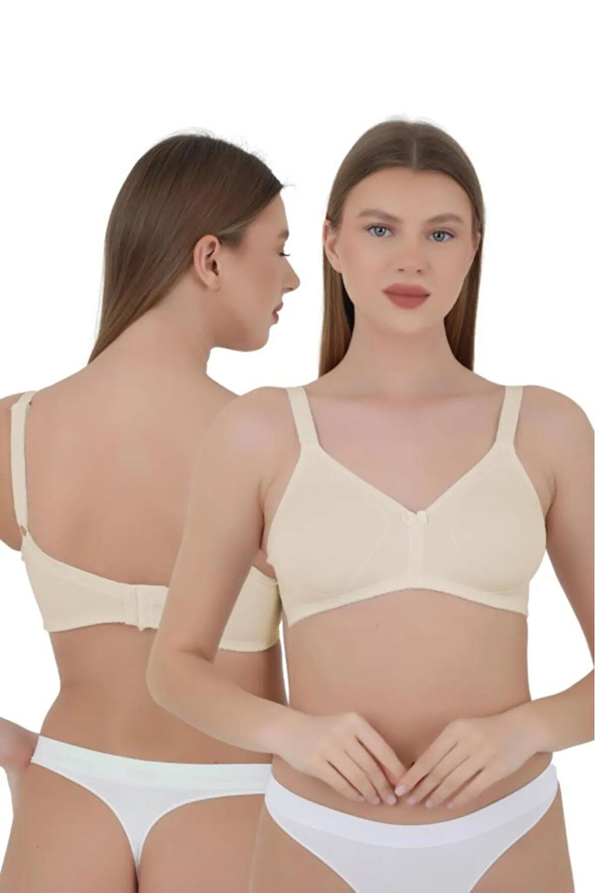 Kadın Balensiz Dolgusuz Sütyen - Doğal ve Hafif Konfor