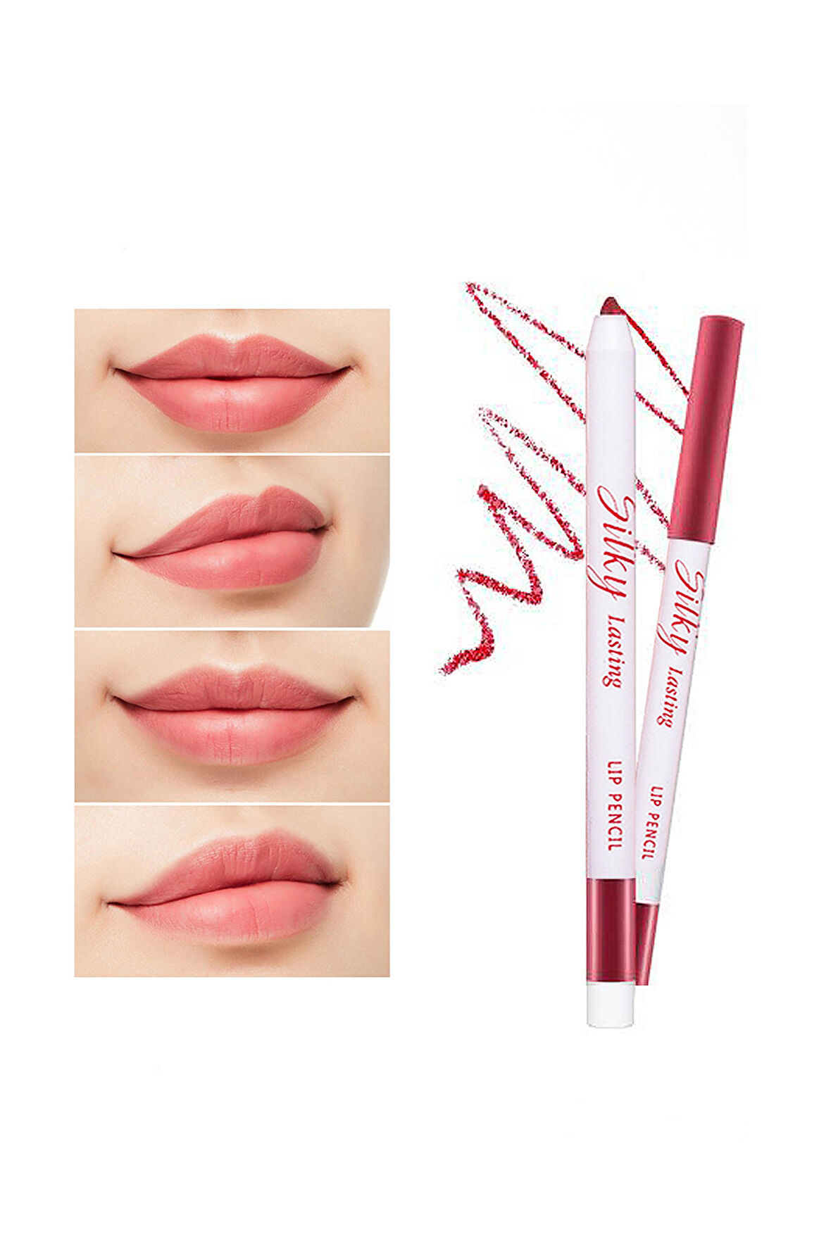İpeksi Dokuda Kalıcı Dudak Kalemi  Silky Lasting Lip Pencil (Coffee Berry)