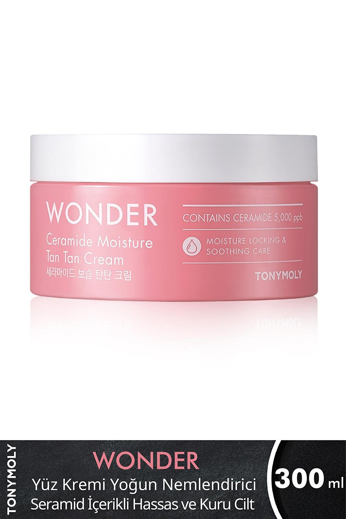 Tonymoly Yüz Kremi Wonder Su Bazlı Seramid Cilt Bakımı 300ml