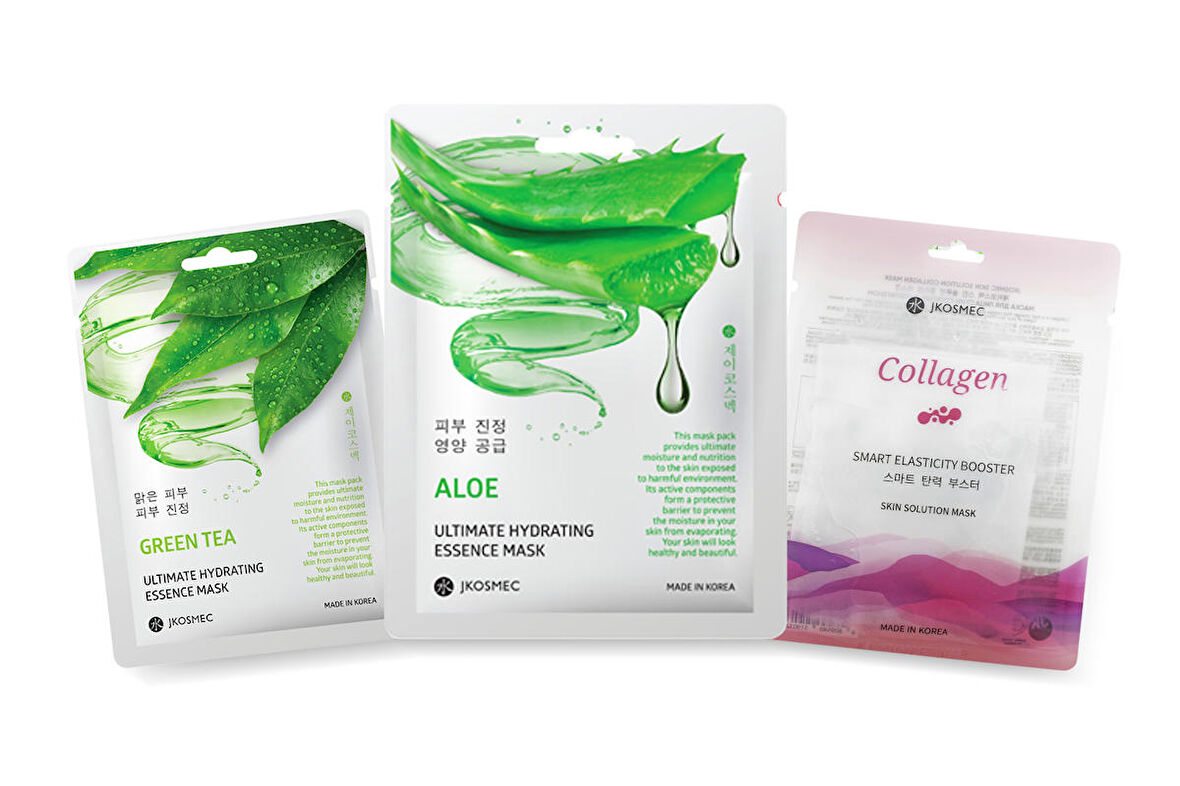 Jkosmec Green Tea-Aloe-Solution Collegen Avantaj Paketi