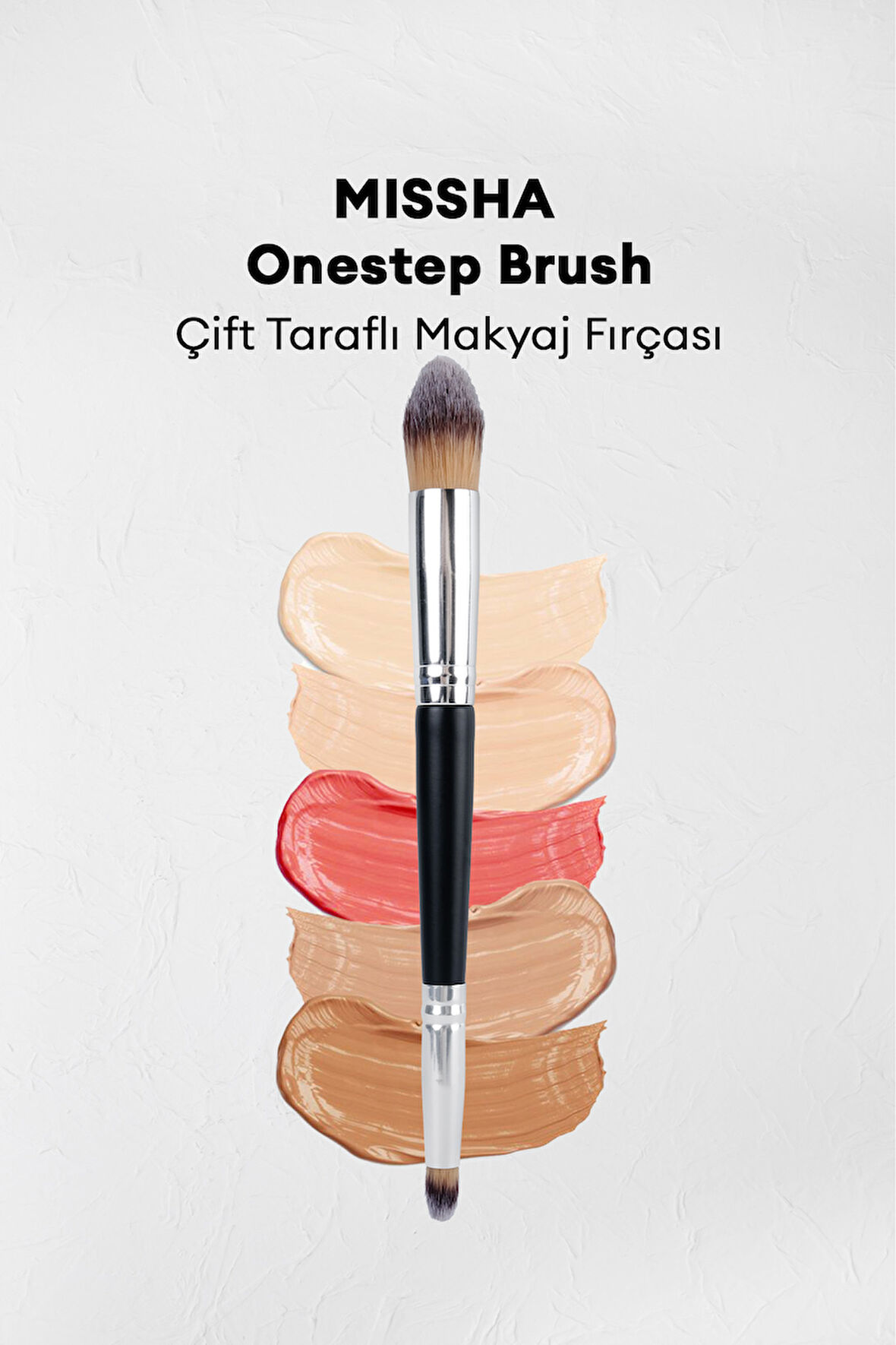 Çift Taraflı Makyaj Fırçası Onestep Brush