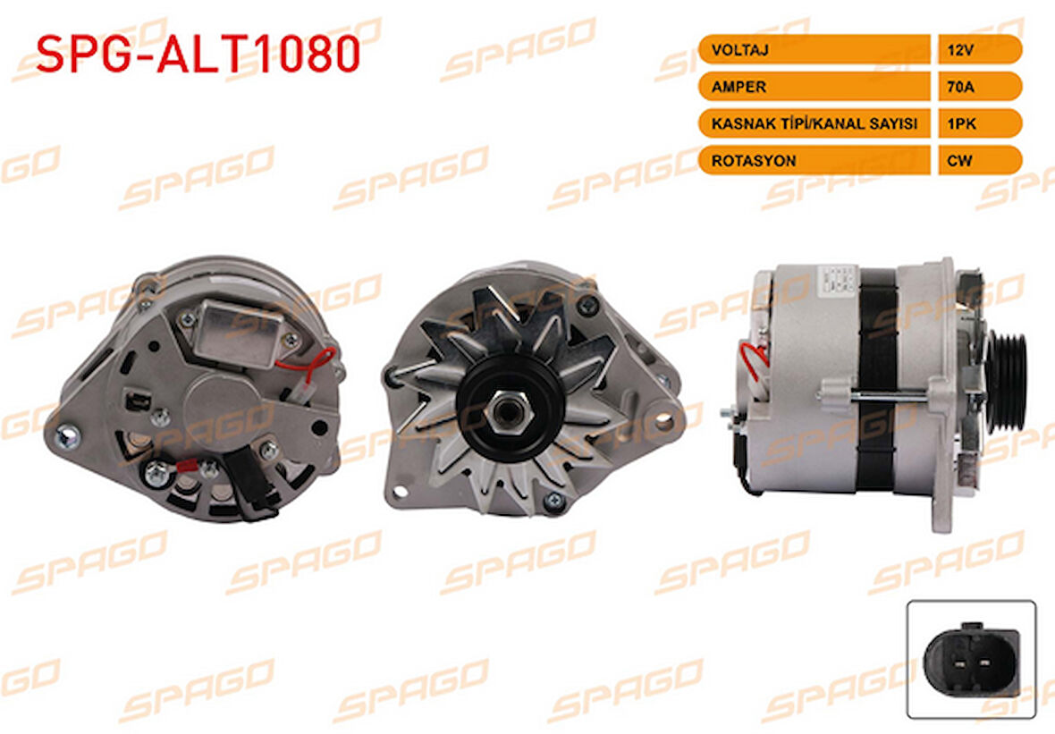 SKODA FAVORİT 1.3 ALTERNATÖR 12V/70A 1PK (ALT970) 1992-1997 ARASI 443113516 LRA567