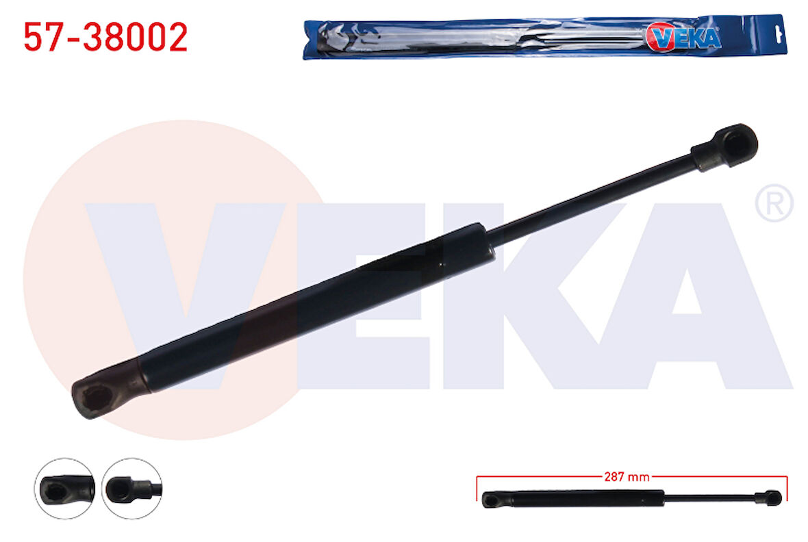 SEAT CORDOBA (6L2) BAGAJ AMORTİSÖRÜ 287mm/600N 2002-2009 ARASI 6L5827550B