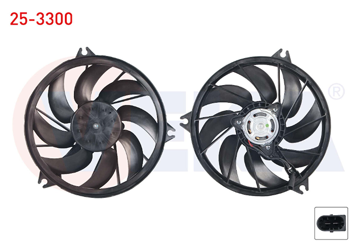 PEUGEOT 206 1.4 HDI FAN MOTORU (2A/C) 1998-2006 ARASI GP.25-3300