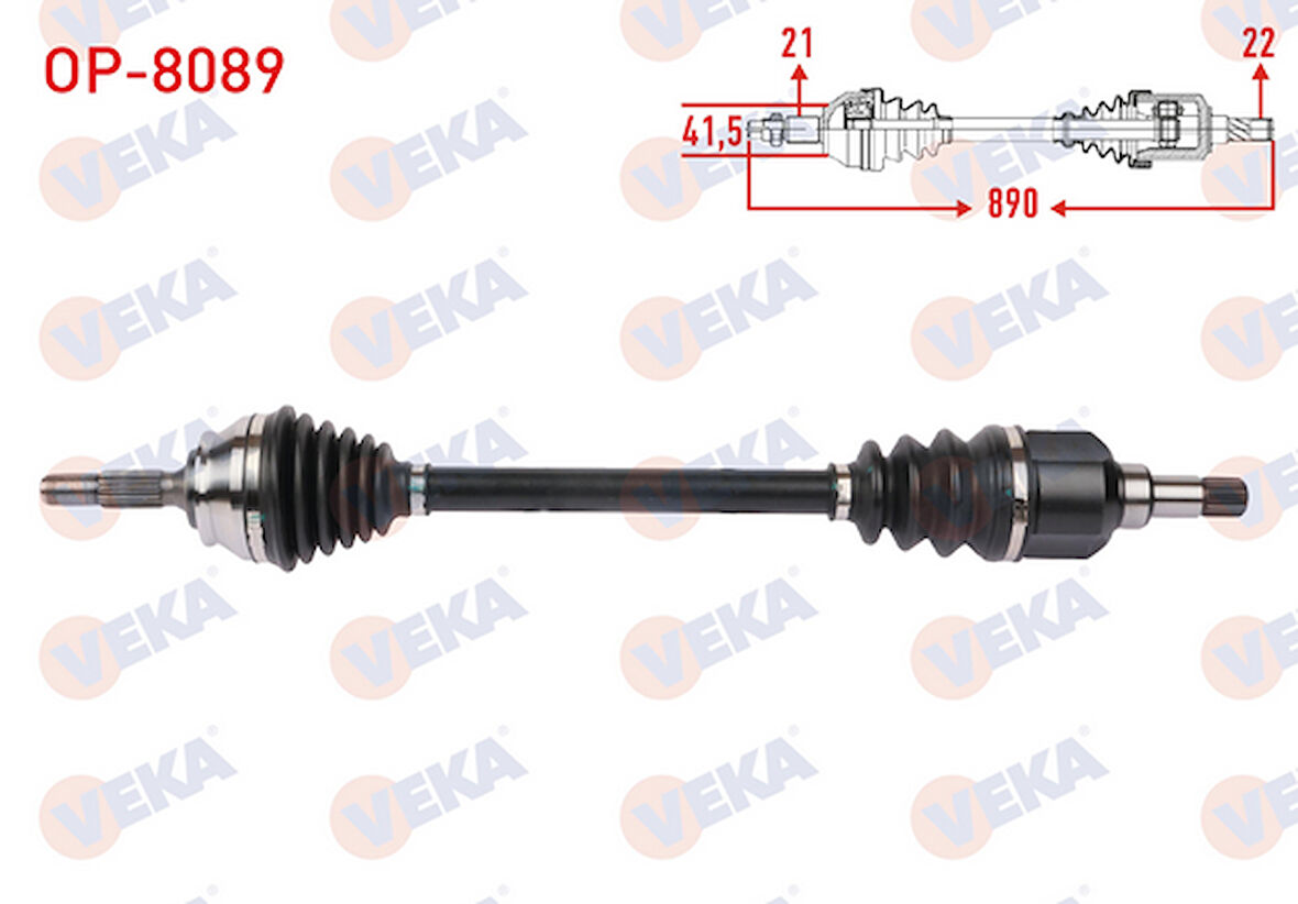 CORSA F 1.2 / PEUGEOT 208 1.2 PureTech SAĞ ÖN AKS 2019 SONRASI 9825391780 9836034280