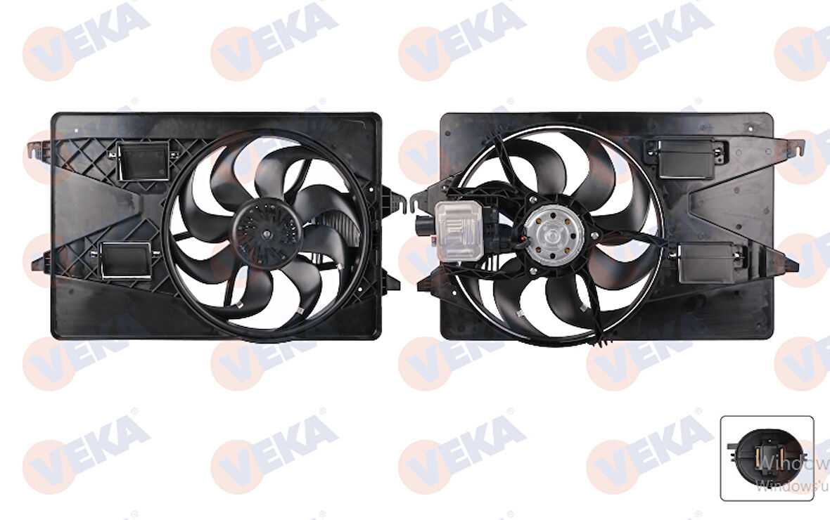 FORD MONDEO 3 - III 2.0 TDCI FAN MOTORU DAVLUMBAZLI 2000-2007 ARASI GP.25-1909