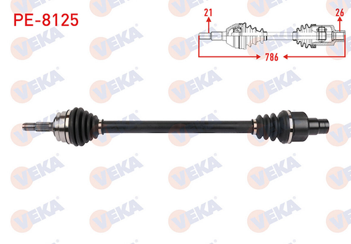 PEUGEOT 301 / CİTROEN C-ELYSEE 1.6 VTi SAĞ ÖN AKS KOMPLE A-T 2012-2017 ARASI 9671572880