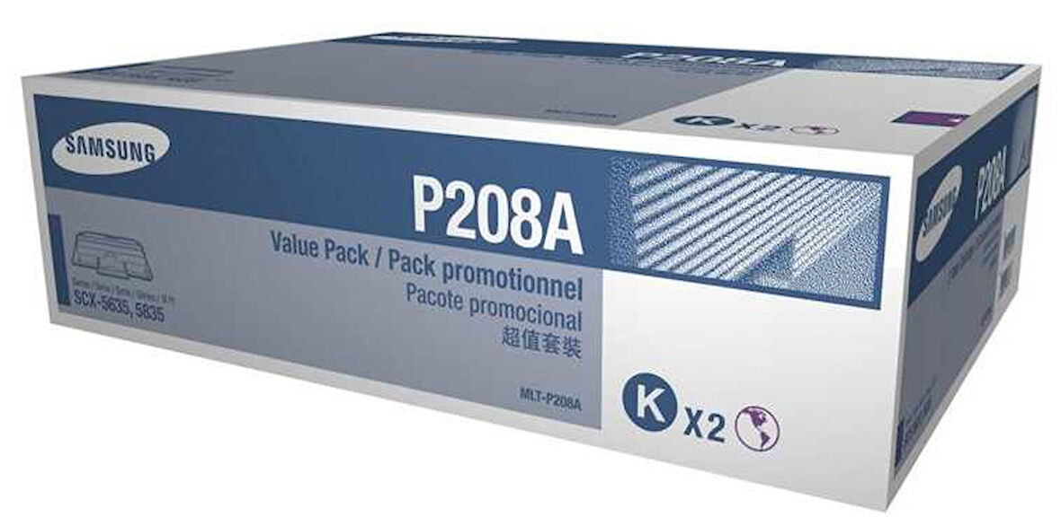 Samsung SCX-5635MLT-P208ASV129A Orijinal Toner Çiftli Paket