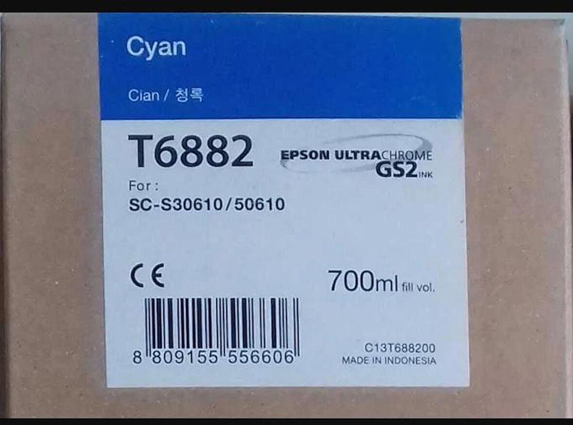 Epson T6882 Mavi Kartuş