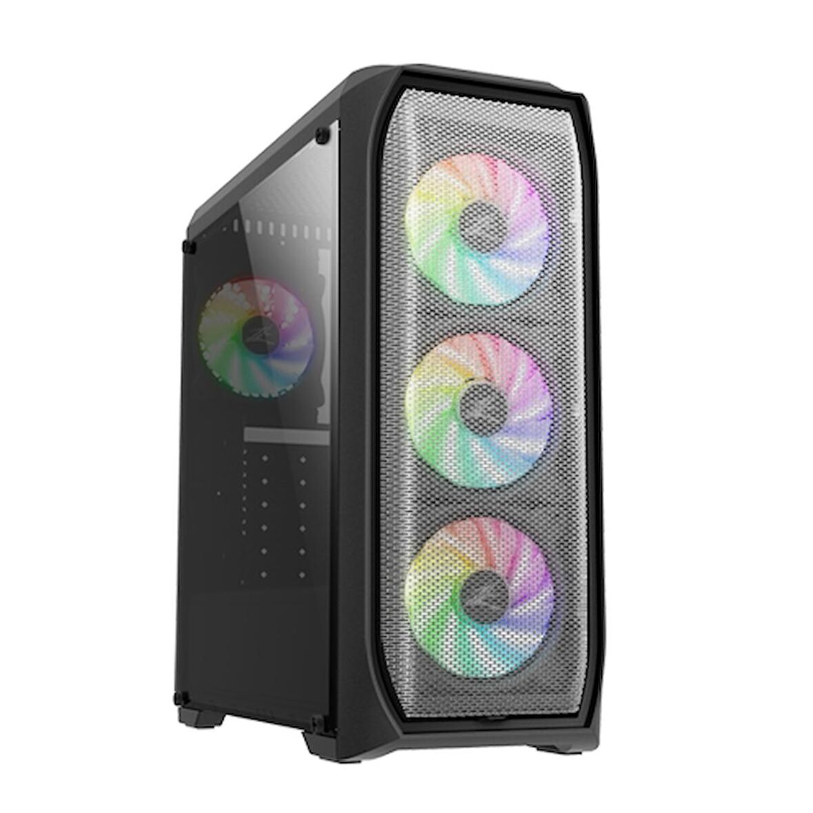 Zalman N5 MF 600W 4xRGB LED Fan USB 3.0 Siyah ATX Mid-Tower Gaming (Oyuncu) Kasa