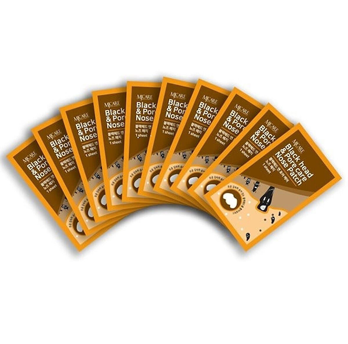 Nose Patch Siyah Nokta Ve Gözenek Için Temizleyici Burun Bandı 10'lu