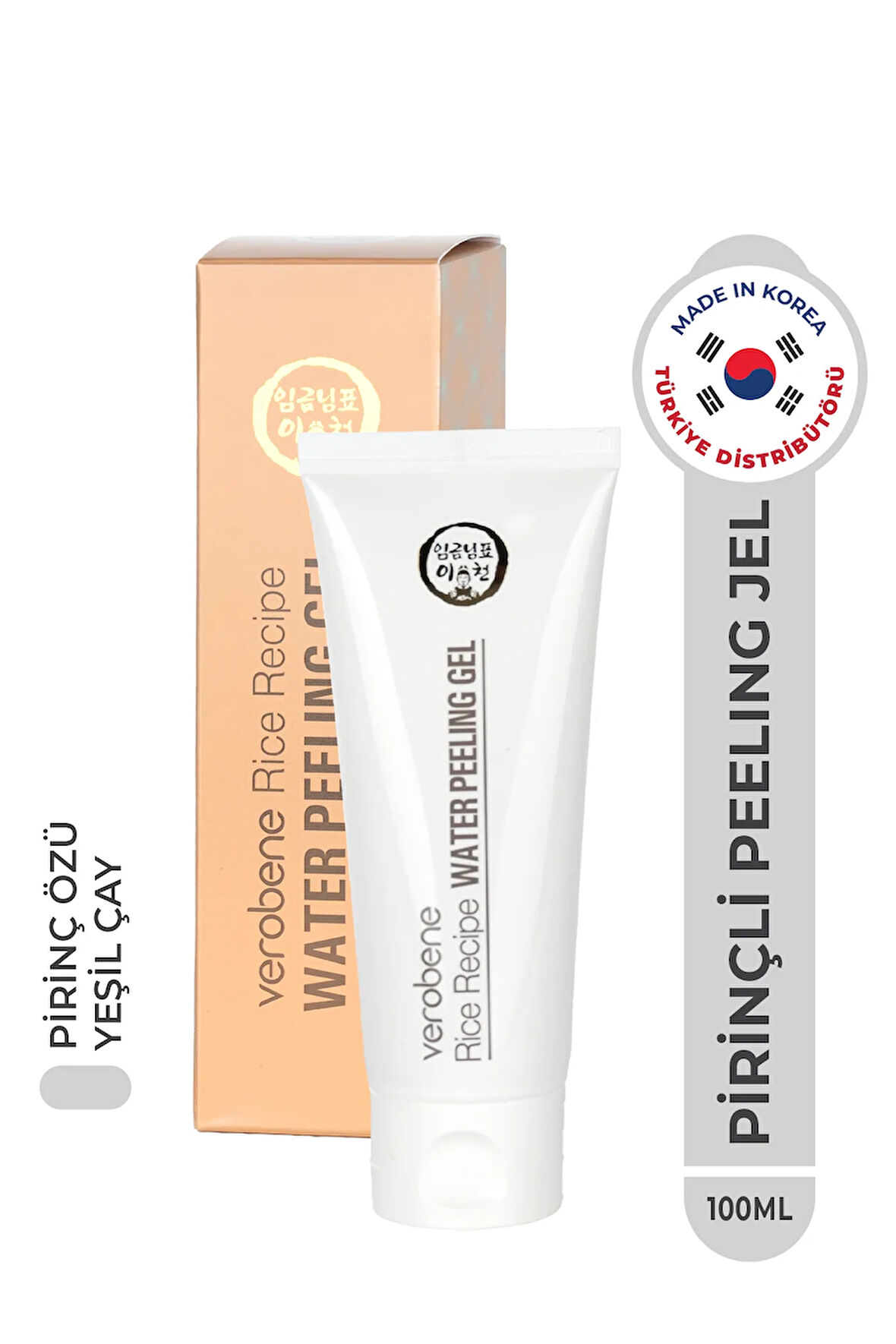 Rice Recipe Water Peeling Gel Pirinç Özlü Arındırıcı Temizleme Jeli Kore 100ml