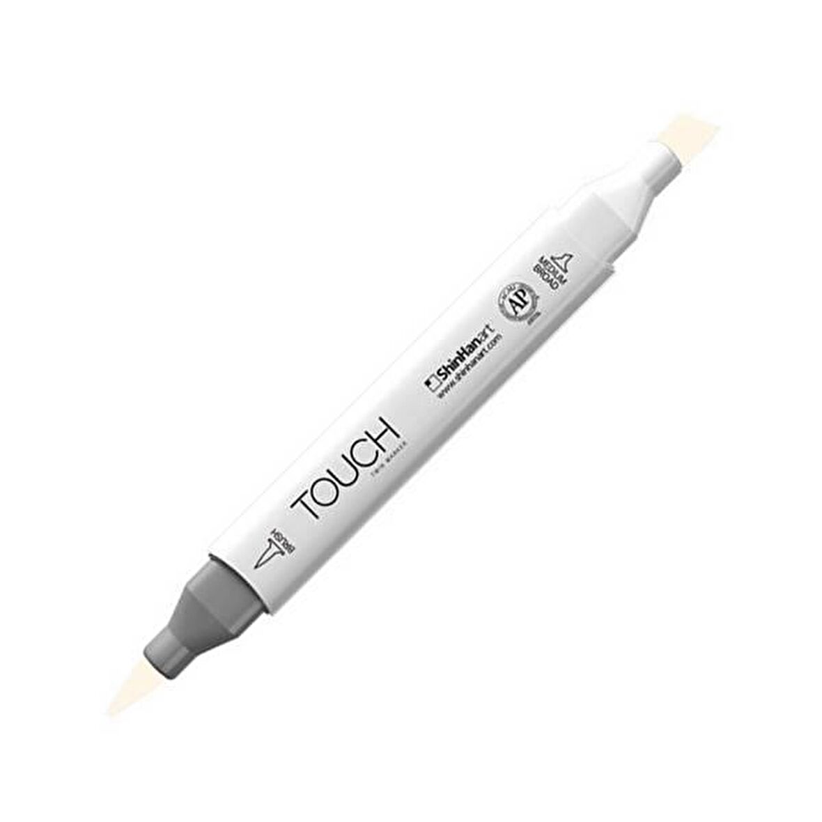 Touch Twin Brush Marker YR132 Milky White