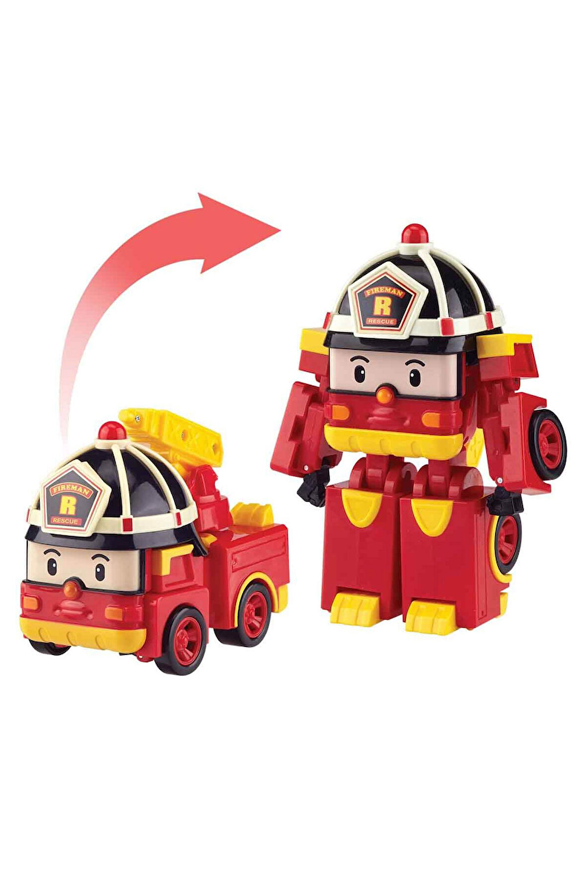 Robocar Poli Roy 11 cm. Lisanslı – Arabadan Robota Kolay Dönüşüm!