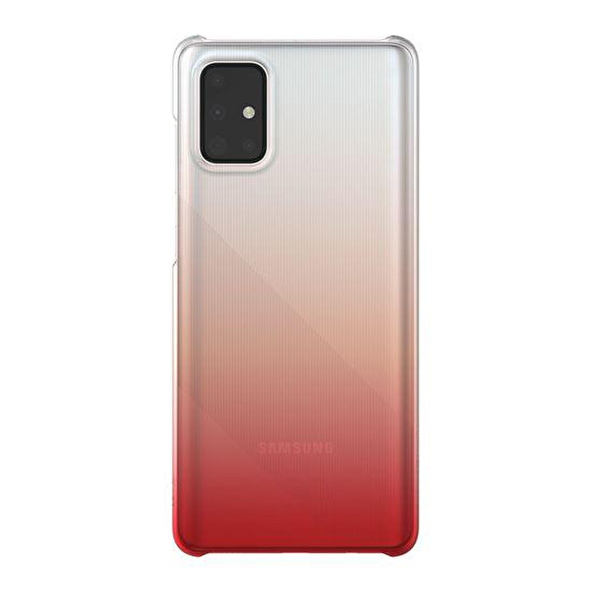 WITS Galaxy A71 ile Uyumlu Koruyucu Kılıf Kırmızı GP-FPA715WSBRW