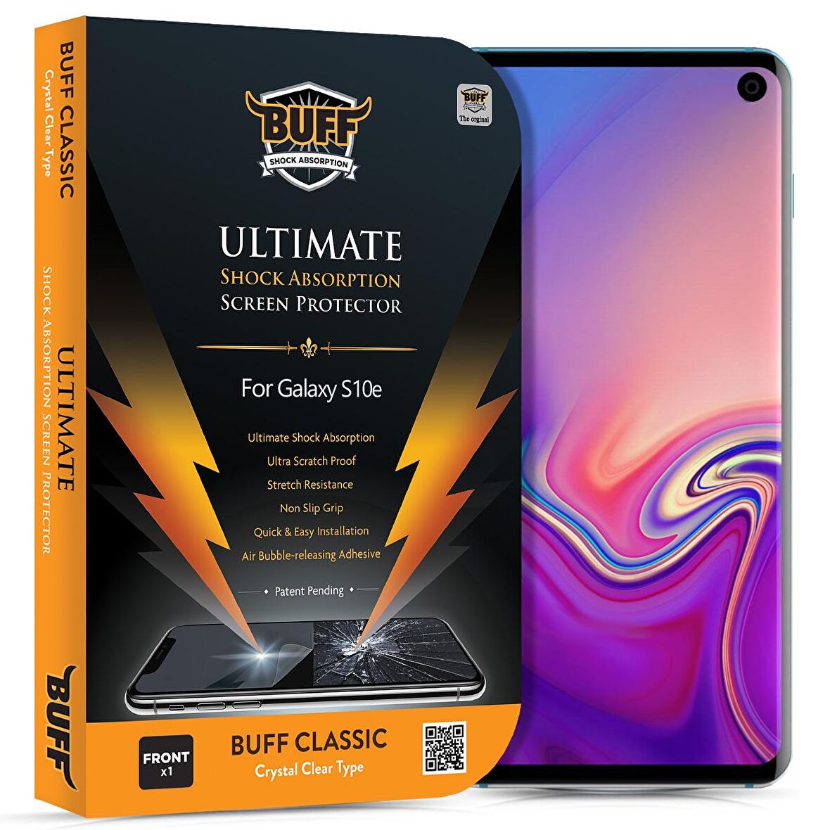 Buﬀ Galaxy S10e Ekran Koruyucu