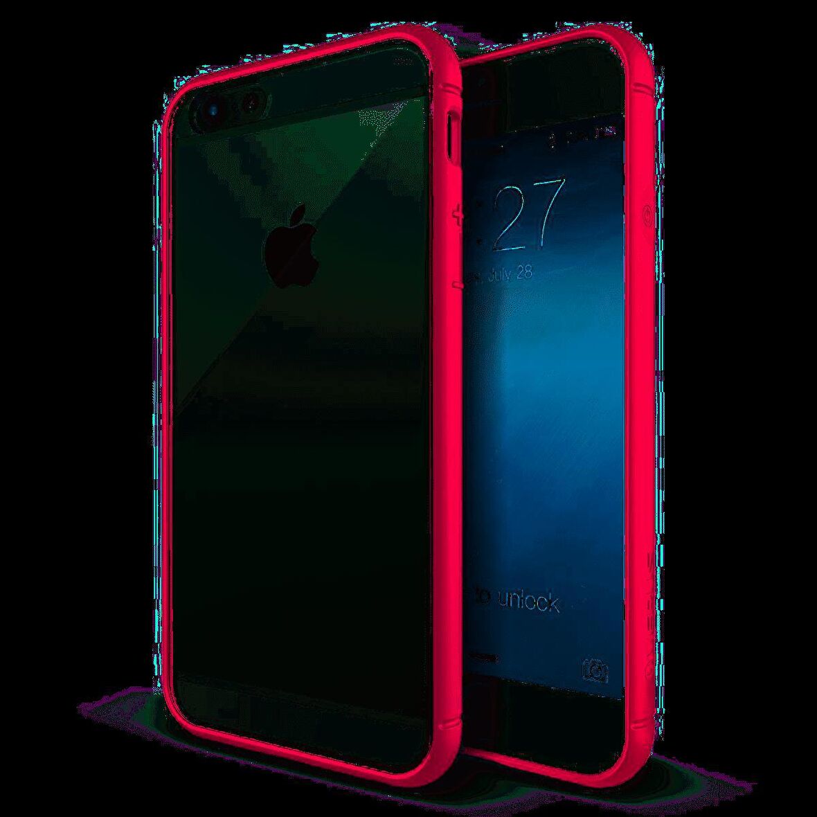 Verus iPhone 6 Plus/6S Plus Crystal Mixx Kılıf Hot Pink