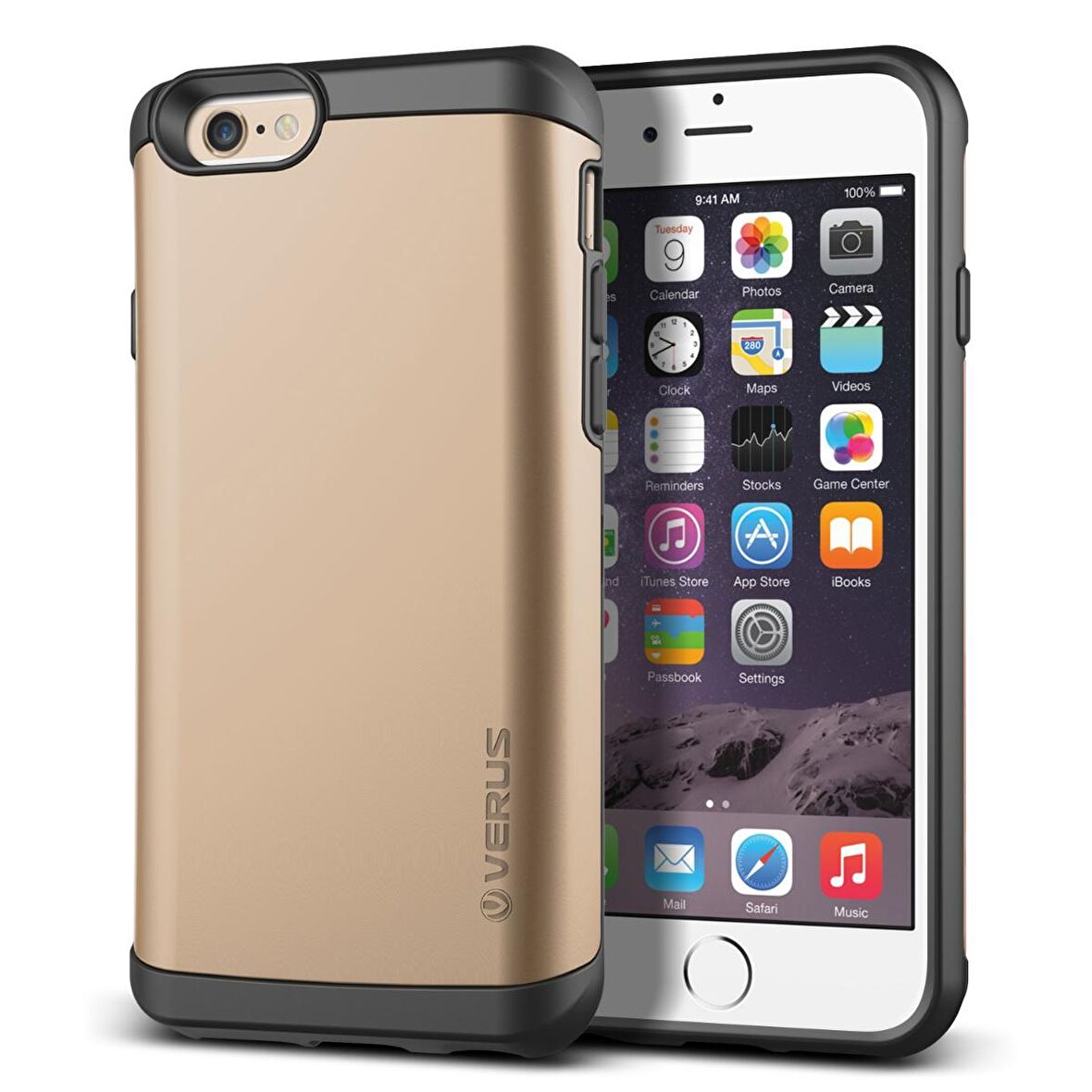 VRS Design iPhone 6 / 6S Damda Veil Kılıf Shine Gold