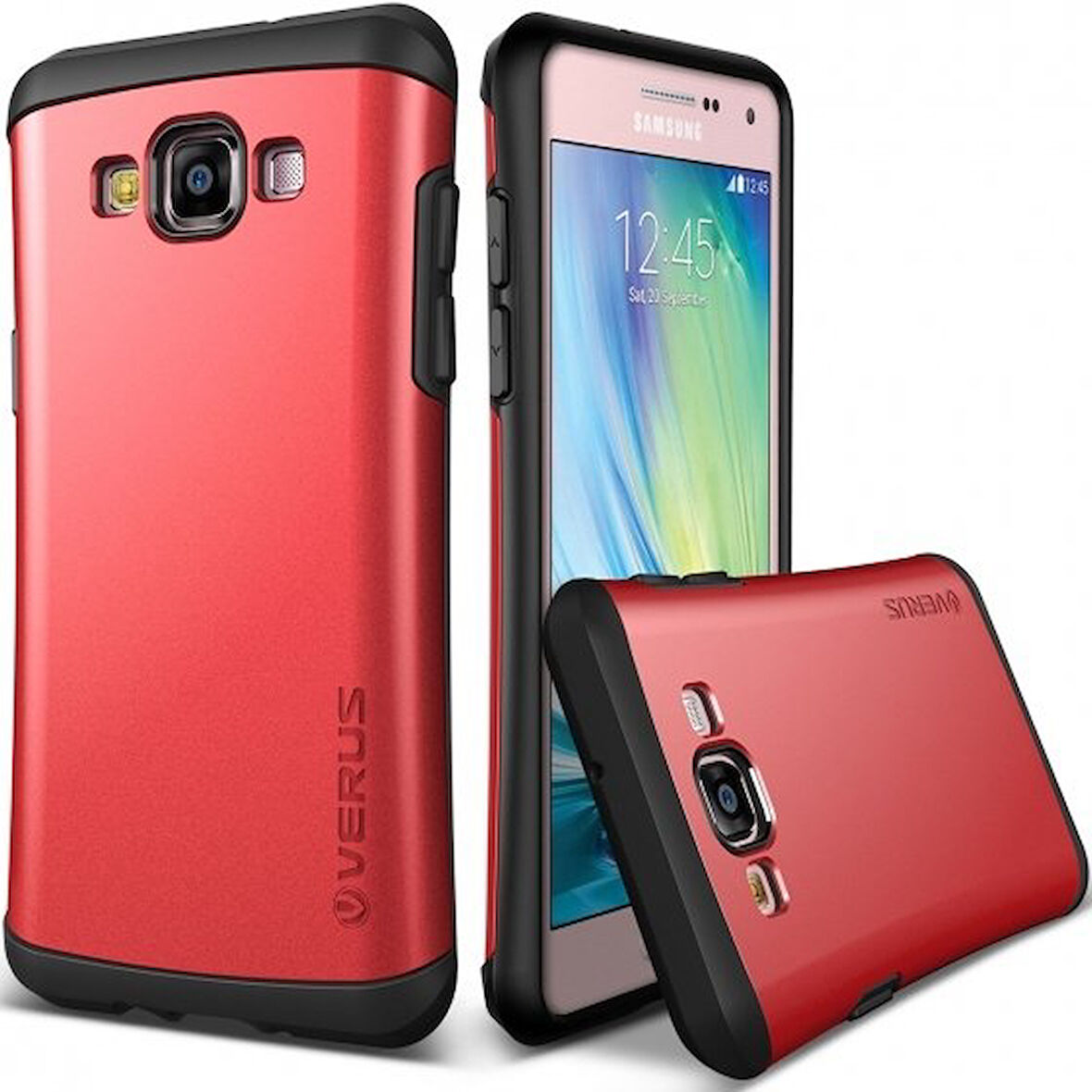 Verus Galaxy A5 ile Uyumlu Case Thor Series Kılıf Renk  Crimson Red