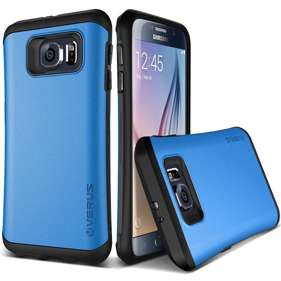 Verus Galaxy S6 Case Thor Kılıf HARD DROP Electric Blue