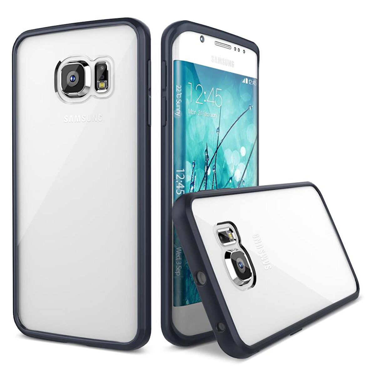 Verus Galaxy S6 Edge Crystal Mixx Series Kılıf Black