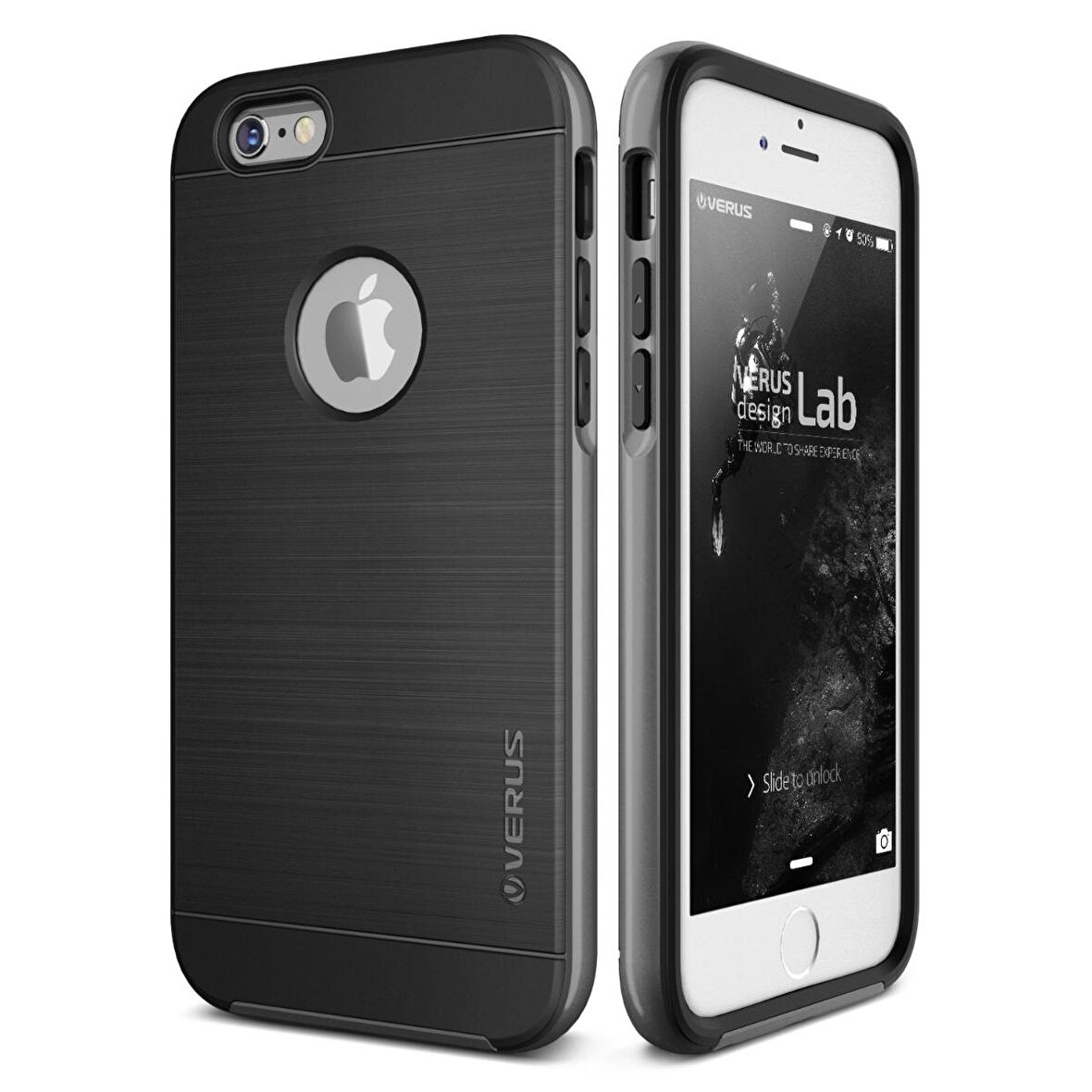 Verus iPhone 6 Plus/6S Plus High Pro Shield Kılıf Steel Silver