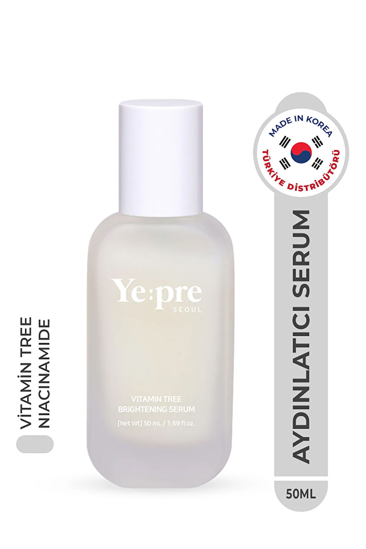 Vitamin Tree Brightening Serum Aydınlatıcı Cilt Tonu Eşitleyici Serum Niacinamide Kore 50ml