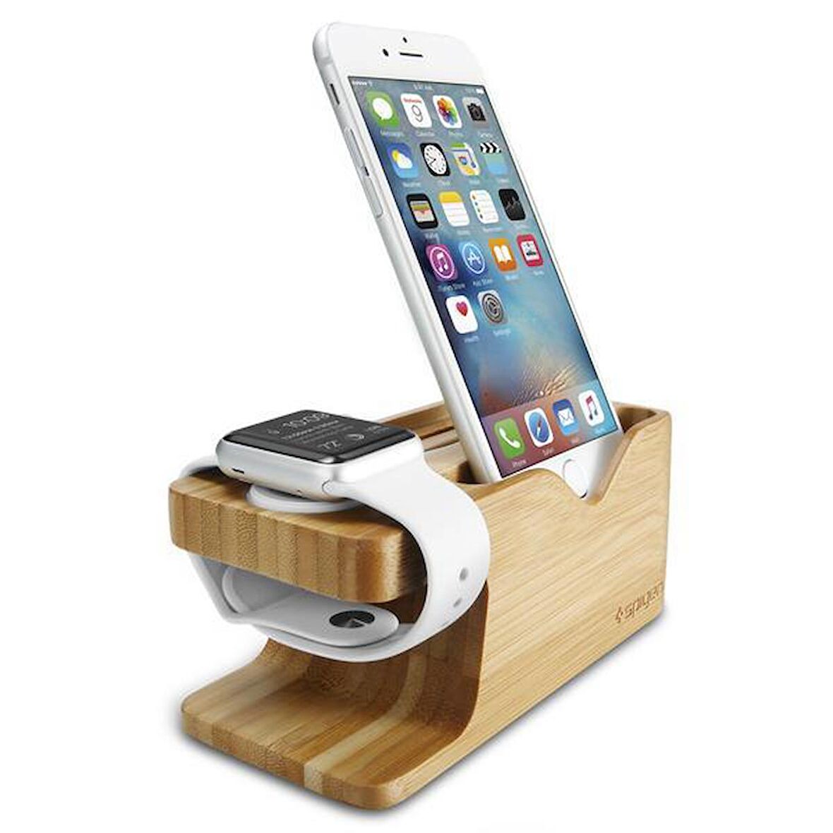 Spigen Apple Uyumlu Watch + iPhone Standı S370