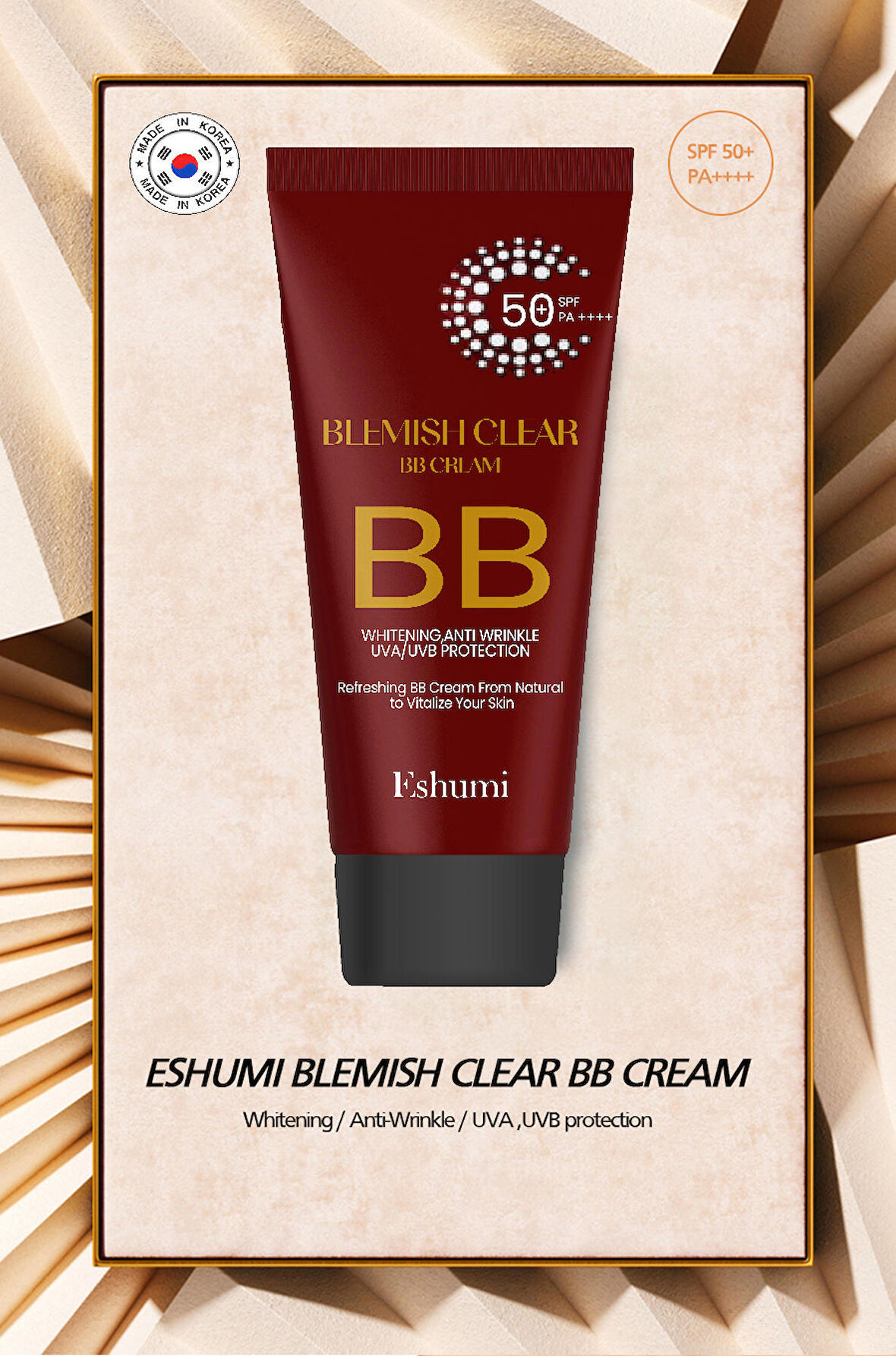 Yağlı Solgun Ciltler İçin BB+Güneş Kremi  (Blemish Balm) SPF50+ PA++++